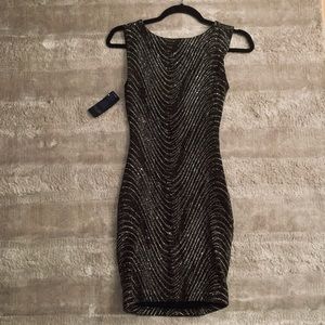 RACHEL Rachel Roy Glitter Mini Dress